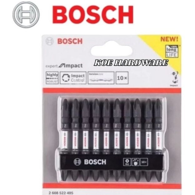 KoeHardware - Mata Obeng BOSCH impact PH2x65mm/Mata Obeng Expert Impact Hitam PH2x65mm ++ Asli Origi