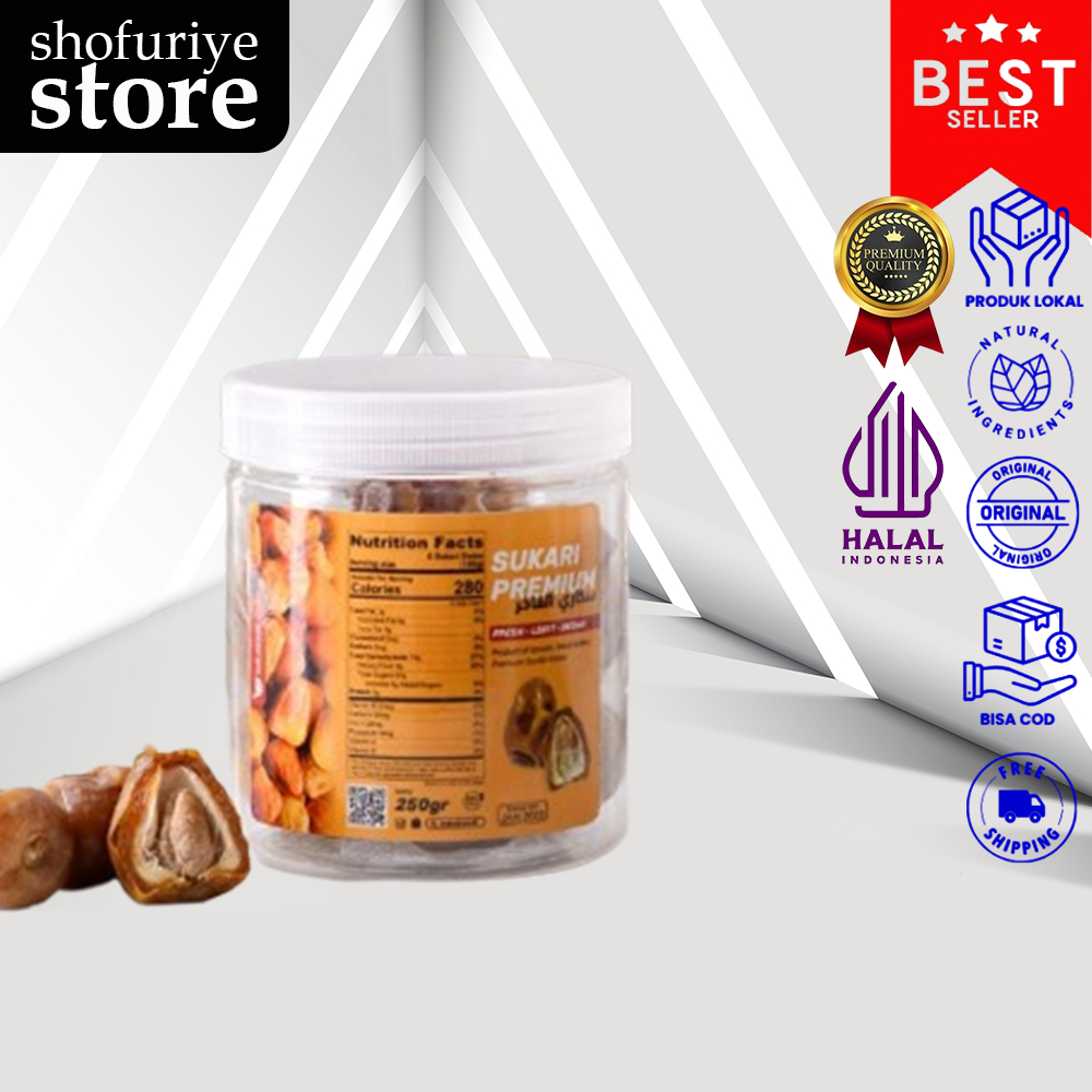 

Kurma Sukari Kurma Raja 250gr Lembut Manis Legit Premium