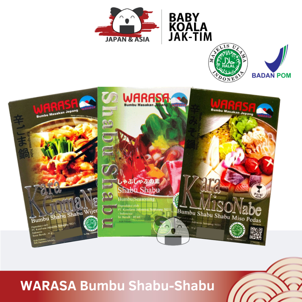 

WARASA Bumbu Shabu-Shabu Instan 50 g Halal │ Bahan Kuah Sabusabu Praktis - Jaktim