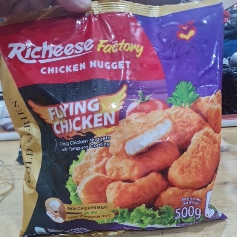 

RICHEESE FACTORY NUGGET FLYING CHICKEN 500GR