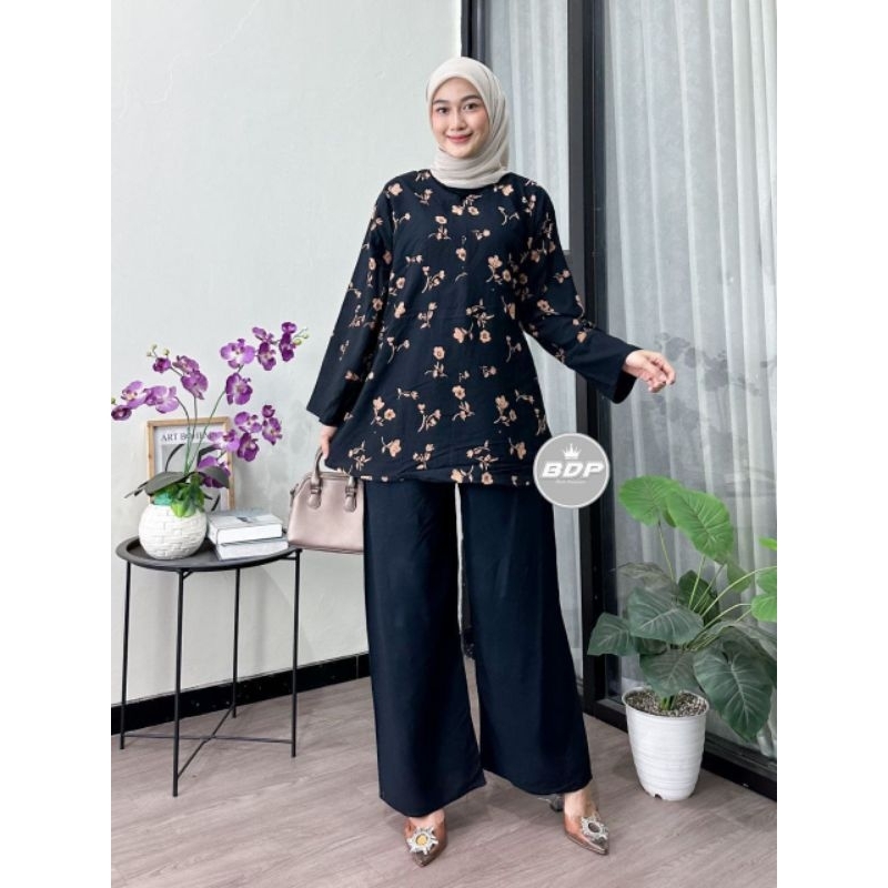 Setelan Piyama Baju Tidur Arab | Piyama Arab Resleting Depan | One Set Rayon