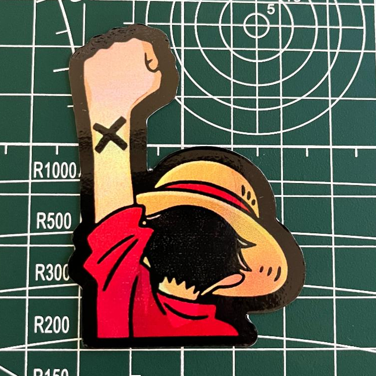 

Stiker hologram anime One Piece Luffy || STICKER HOLOGRAM ANIME One Piece
