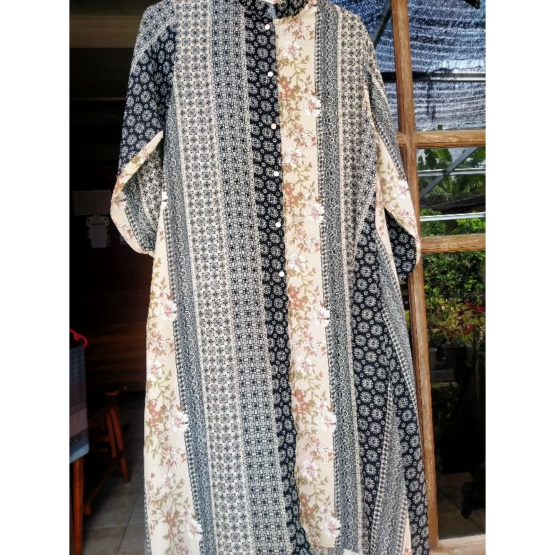 prelove tunik motif etnik ODECA