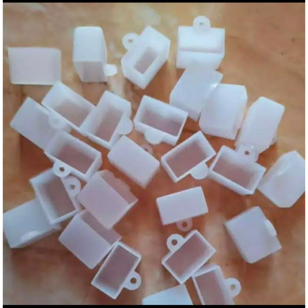 2 pcs - Tutup Rell Gorden Model Kotak Bracket Gorden Kait Gorden Hordeng jendela miniimalis