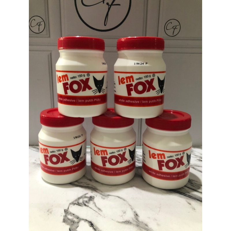 

LEM FOX putih PVAc 150gr - Lem serbaguna untuk kayu, kertas, kerajinan