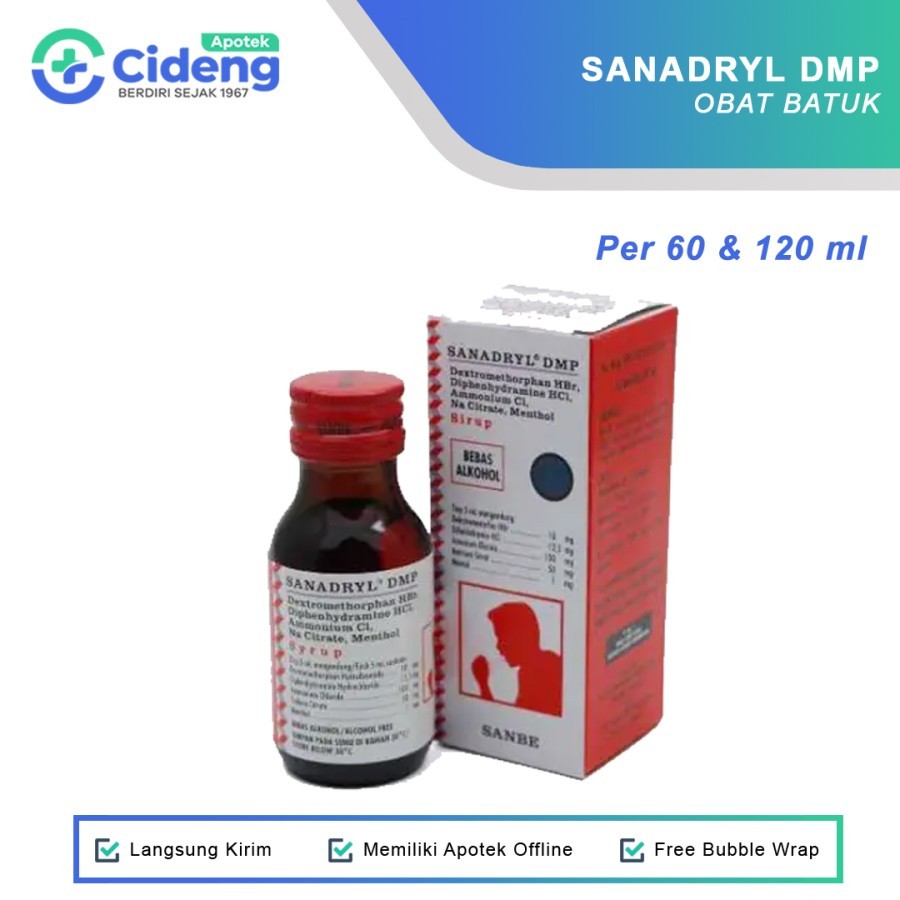 SANADRYL DMP OBAT BATUK SYRUP