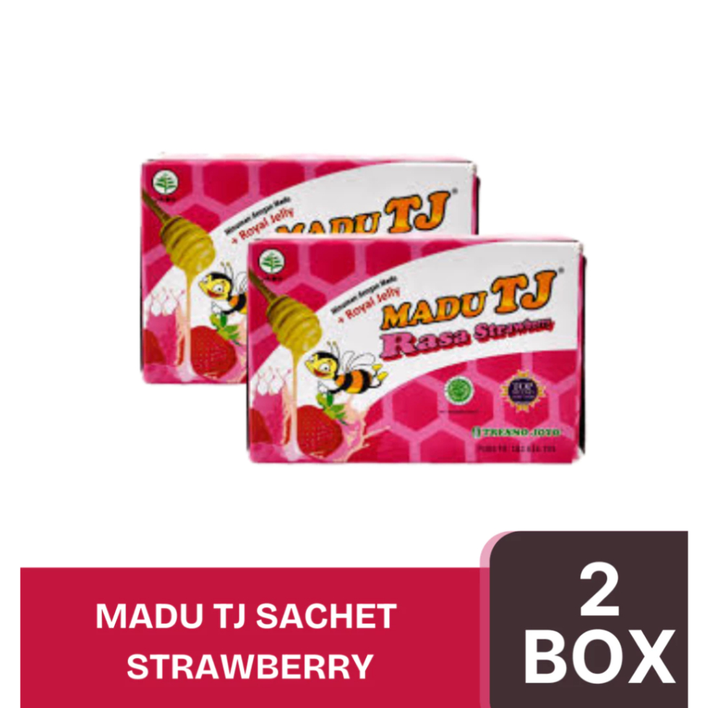 

Paket Madu TJ Strawberry Kemasan Sachet 2 Box @12pcs