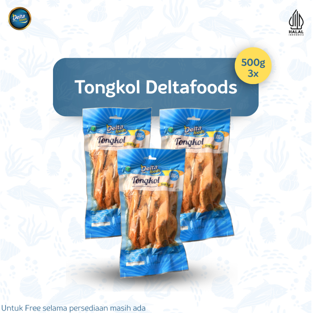 

DeltaFoods - Ikan Tongkol Siap Saji Dengan Minyak Kanola 500gram Bundling 3