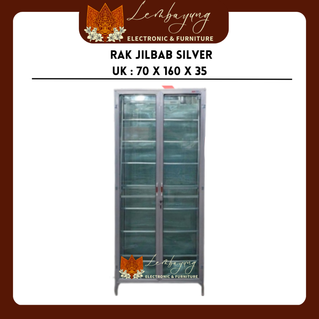 RAK/JILBAB/ALUMINIUM/SILVER