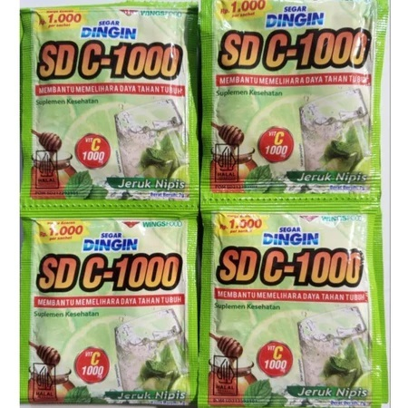 

SEGAR DINGIN C1000 SACHET isi 12PCS/1 RENTENG - MINUMAN BUBUK - Toserba Gadjah - Ekonomis XF 9 / Segar Dingin C1000