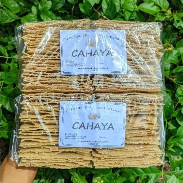 

KERUPUK PULI RASA BAWANG 1KG / KRUPUK BAWANG / LEMPENG PULI / GENDAR ASLI MADIUN