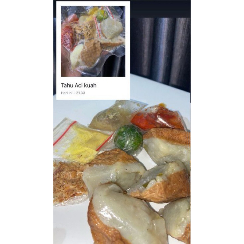 

FROZEN FOOD TAHU ACI/BACI AYAM SUWIR/CILOK JANDO SEDENG