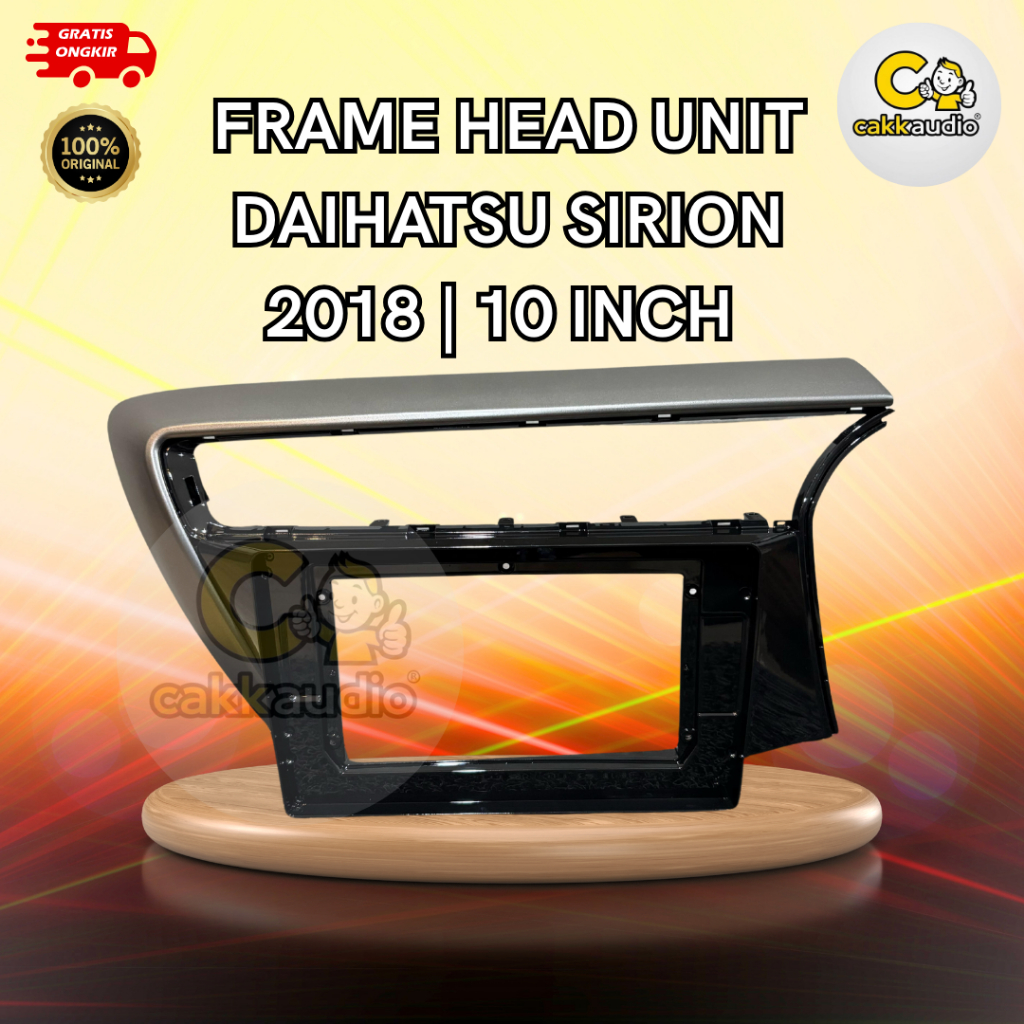 Frame Head Unit Android Mobil Daihatsu Sirion | 2018 | 10 Inch