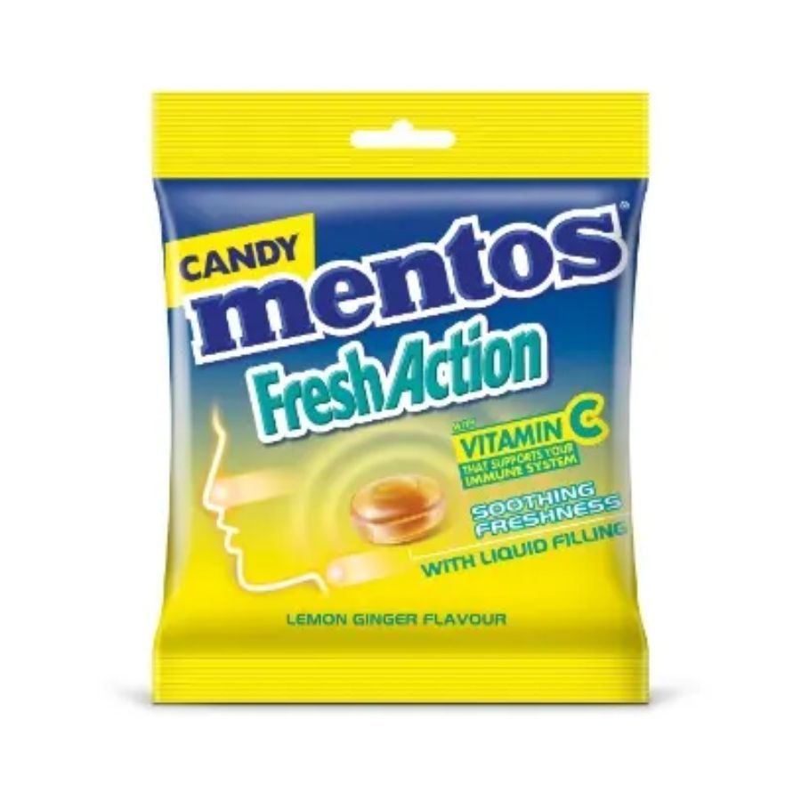 

PERMEN MENTOS GOLIA FRESH ACTION MINT LEMON MADU 100gr HALAL SIRUP