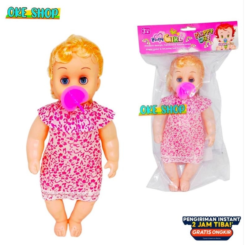 Boneka Bayi Bisa Nangis Papa Mama Mainan AnakBoneka Dot New