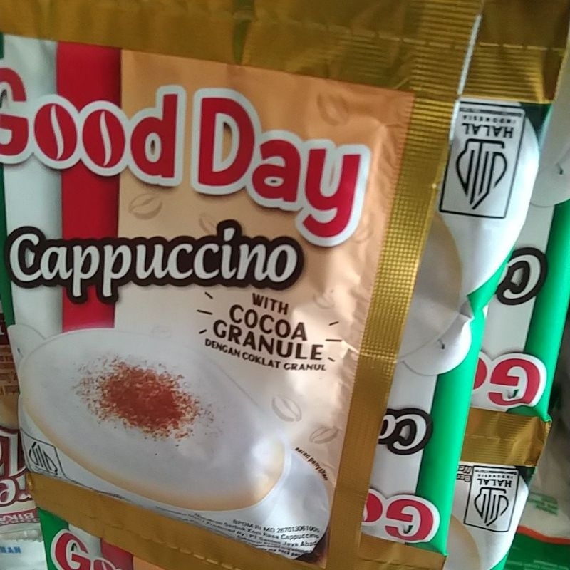 

Gooday cappuccino 25 gr x 10 sachet