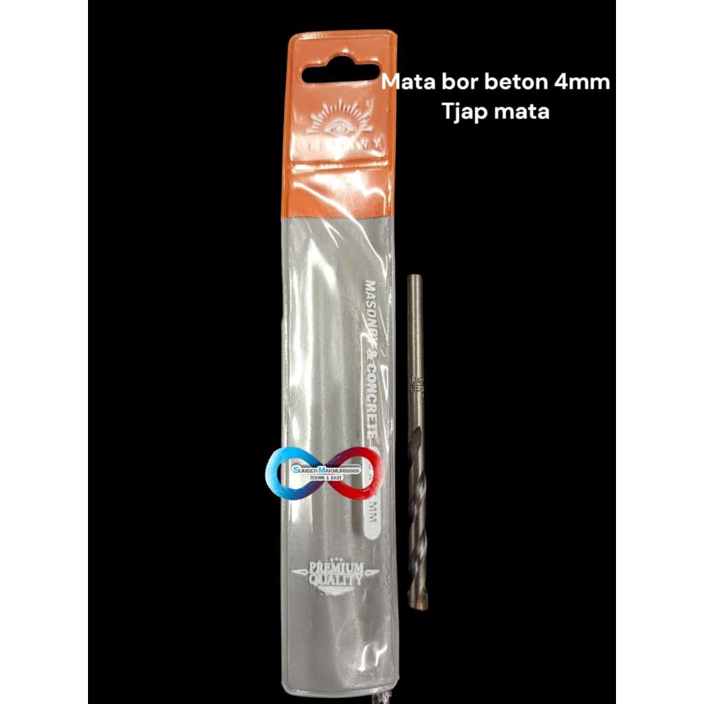 Mata bor beton 4 x 80mm Tjap Mata
