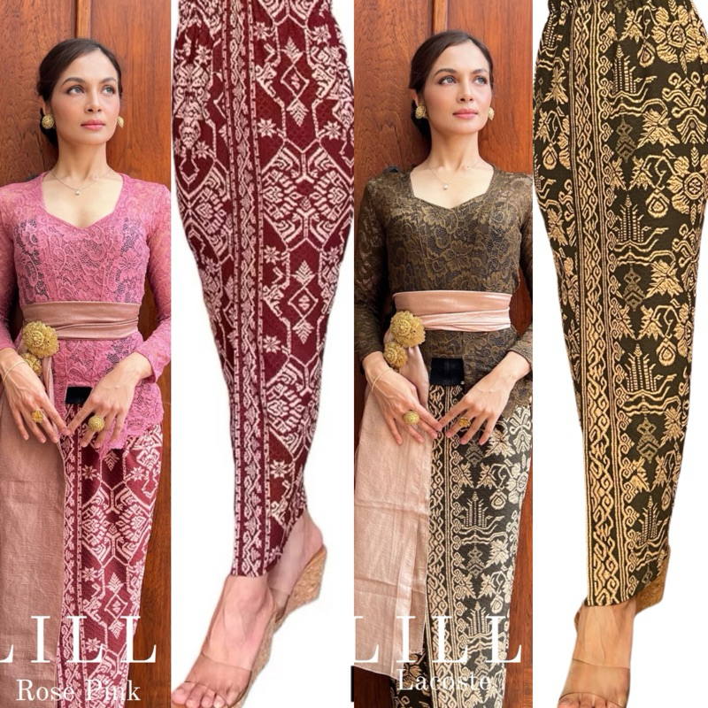 ROK KNIT STRETCH DIORAMA SONGKET BALI | BAWAHAN KEBAYA | ROK SONGKET BALI