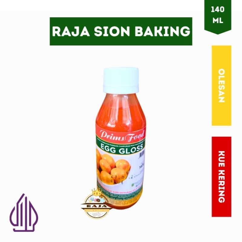 

Primsfood Egg Gloss 140ml / Pengganti Kuning Telur