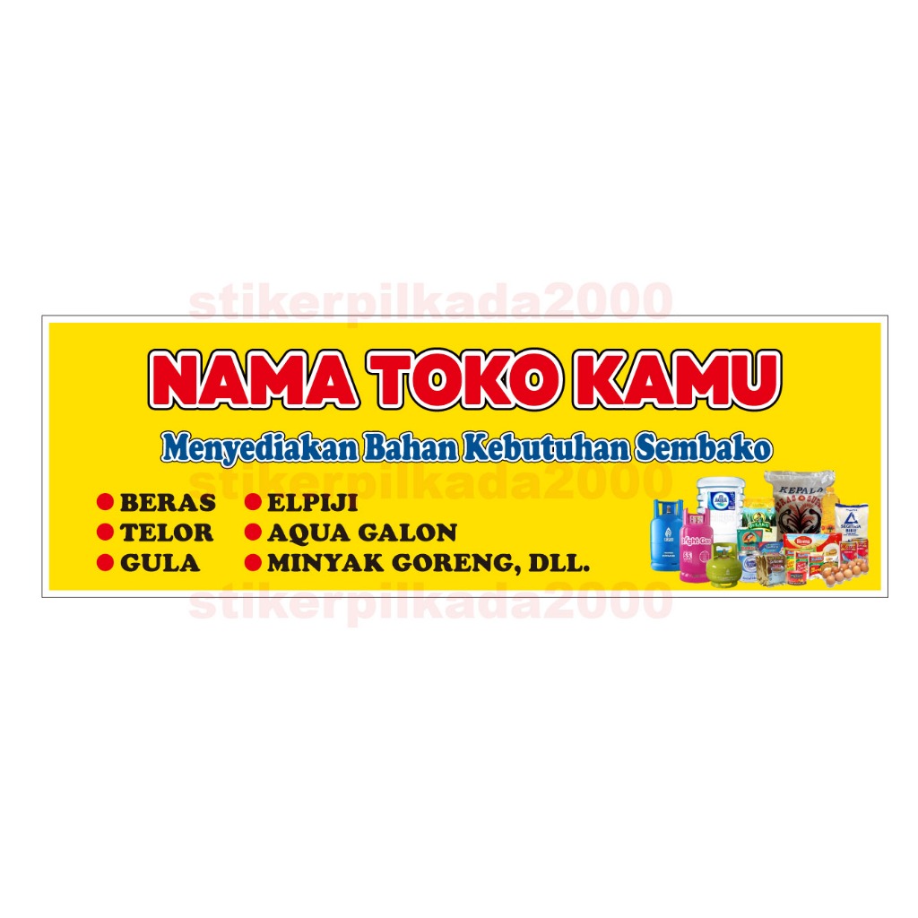 BANNER FLEXY TOKO SEMBAKO (CUSTOM)