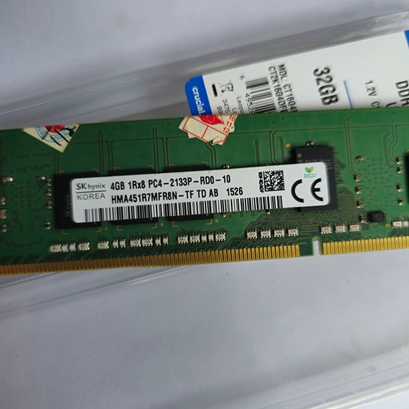 Ram memory DDR4 4Gb PC4-2133P RDIMM/LongDimm