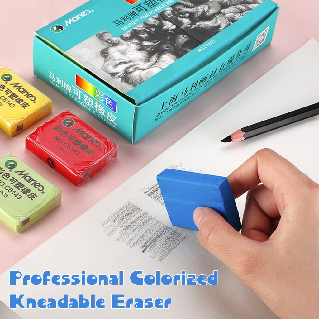 

MARIES Colorful Kneadable Eraser C6143 Penghapus Lunak penghapus clay warna warni