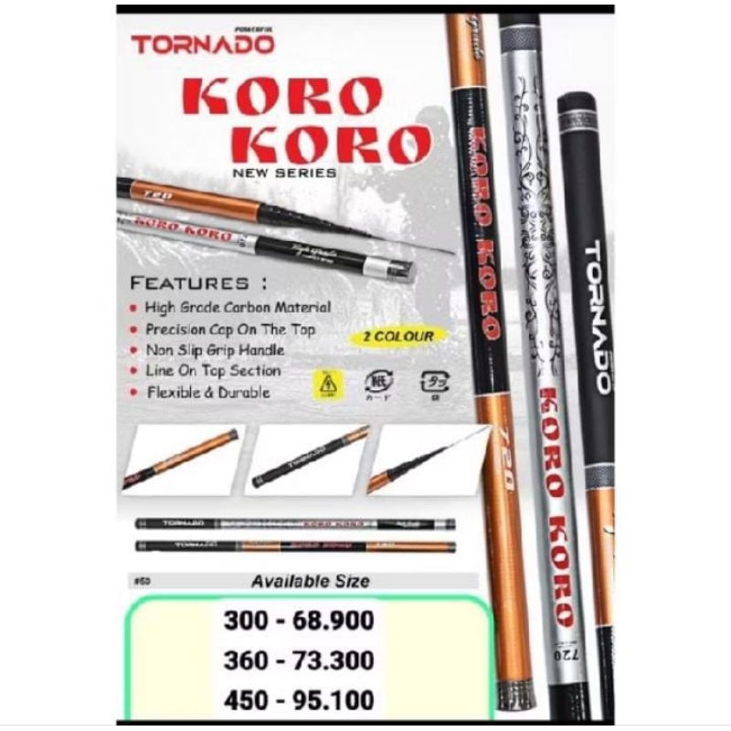 JORAN TEGEK CARBON MURAH TORNADO KORO KORO