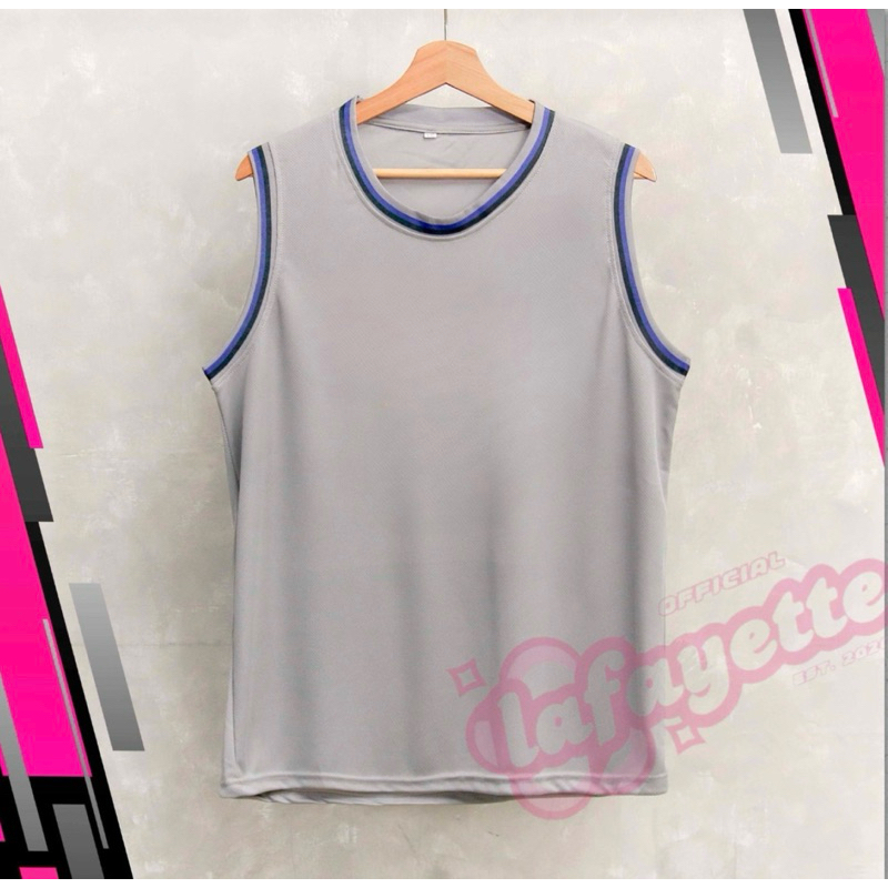 ND4 Jersey Polos Singlet Baju Basket Olahraga Baju Gym Pria Wanita Size L-XXL