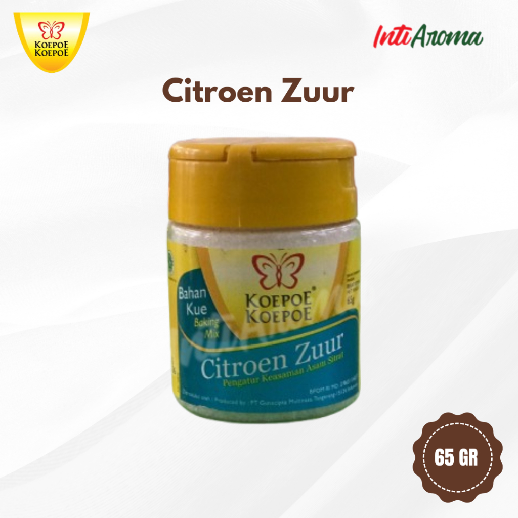 

Koepoe-koepoe citroen zuur