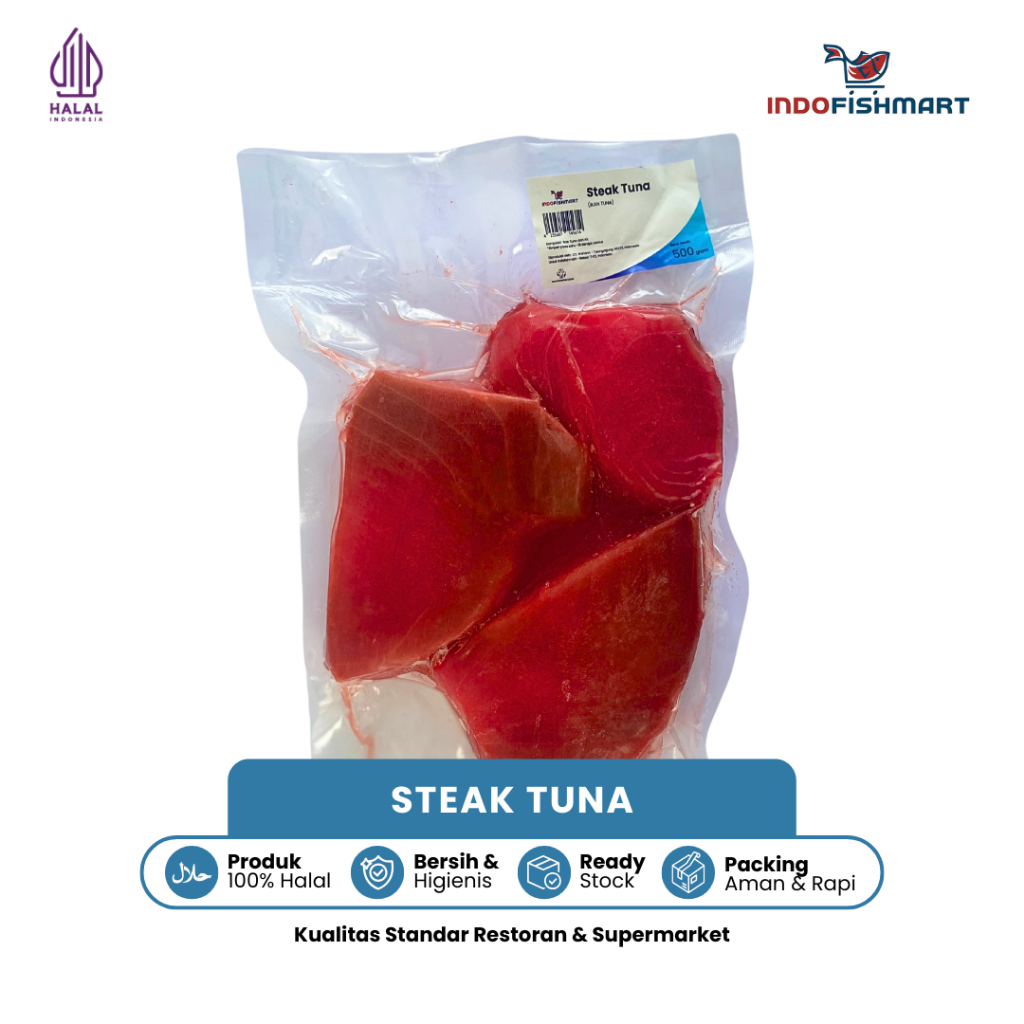 

Ikan Tuna Steak Fillet/Tuna Parcel Beku Frozen Premium