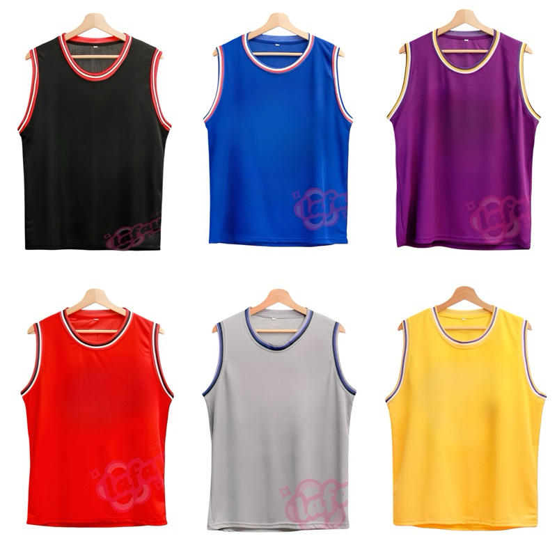 Singlet Jersey Polos Drifit Baju Basket Baju Olahraga Swingman Jersey