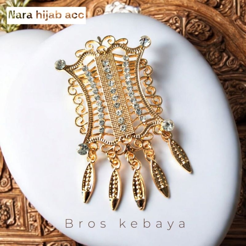 Bros Jilbab Terbaru Crystal Mewah Bros Kebaya Kutubaru / Bros kebaya Hari Kartini / Bros Kebaya Anak