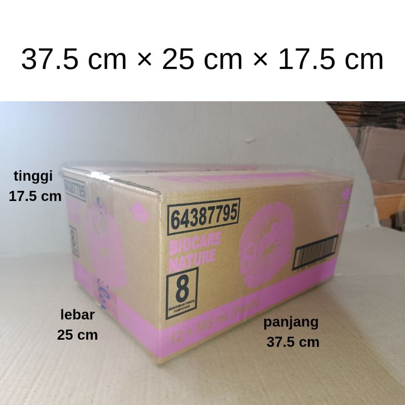 

kardus 2 play tebal Uk. 37,5 × 25 × 17,5 cm