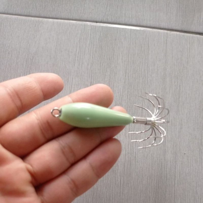 Umpan Pancing Cumi Cumi 30 gr model payung 12 mata kail Pancing cumi cumi