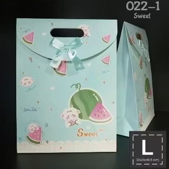 

Paper Bag L Pita - Goodie Bag / Goody Bag / Tas Ultah - SWEET