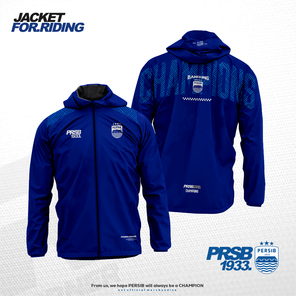 JAKET MOTOR PERSIB BACKTOBACK CHAMPION JERSEY FULL PRINTING RETRO VINTAGE