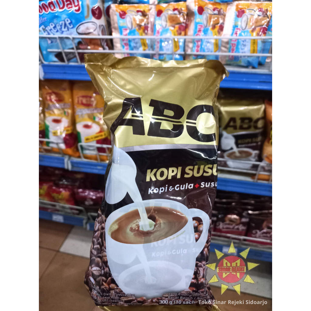 

ABC Kopi Susu Bag Isi 10 Sachet @30 gram