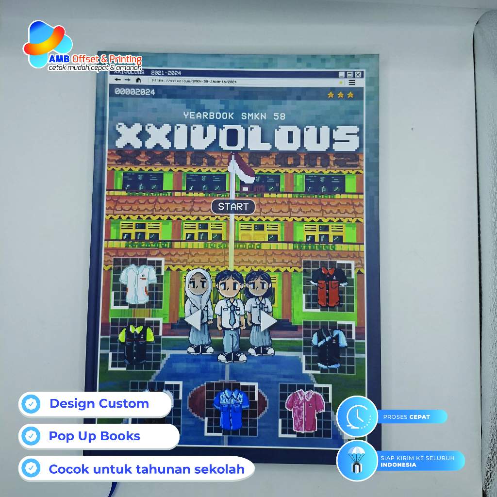 [BUKU TAHUNAN] Buku Kenangan, Cetak Buku Tahunan Sekolah, Instansi, Buku kenanganKeluarga