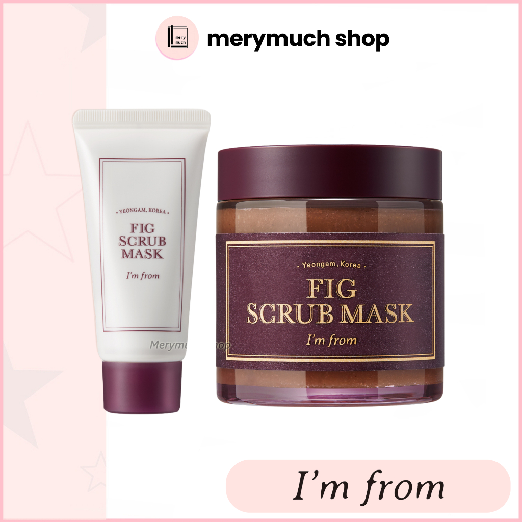 I'M FROM Fig Scrub Mask