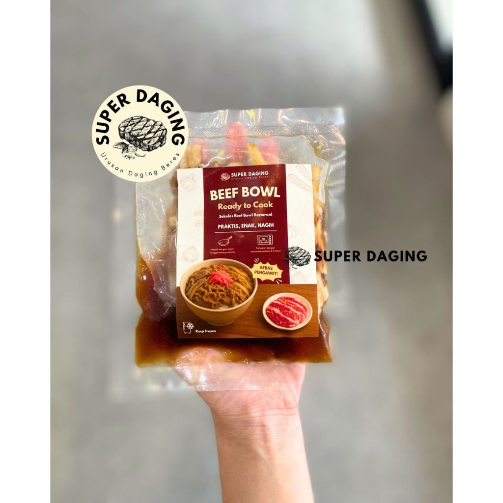 

Single Portion Beef Bowl - Super Daging Malang