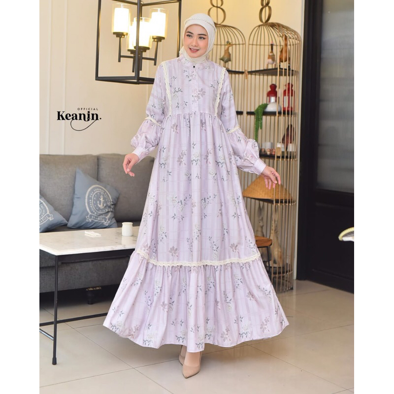 GAMIS HANUM DRES BY KEANIN OPNESEL POLOS SERUTY BABYDOLL , GAMIS POLOS CANTIKA ORI CARLA