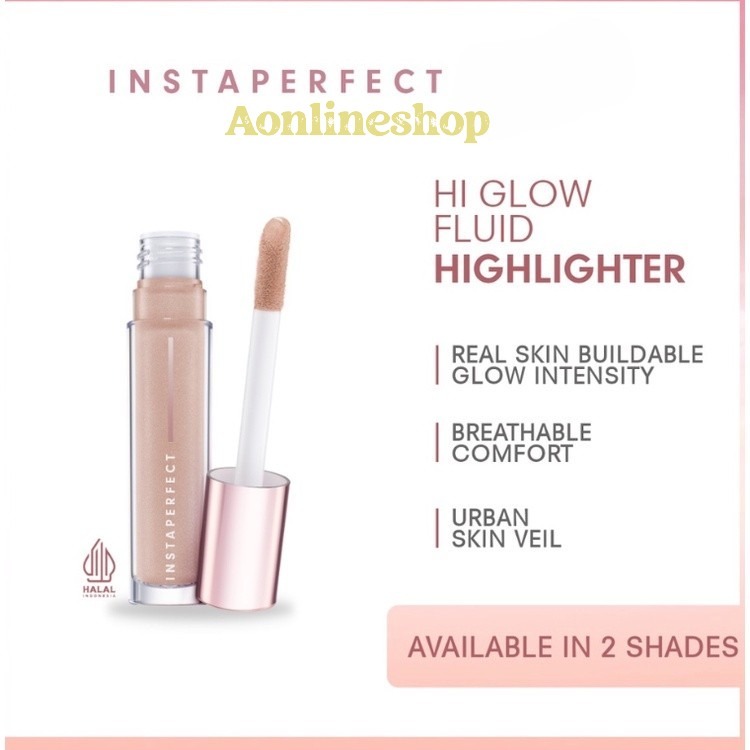 AS Wardah instaperfect Hi Glow Fluid Highlighter ~ Wardah Highlighter
