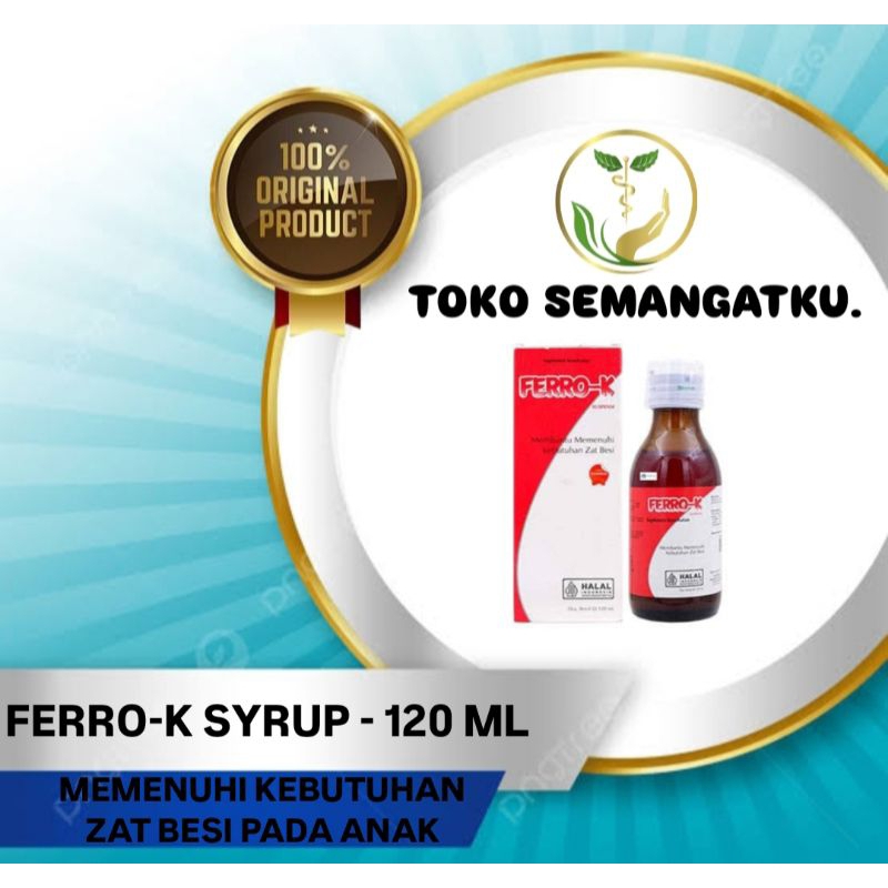 

FERRO K SYRUP 120 ML