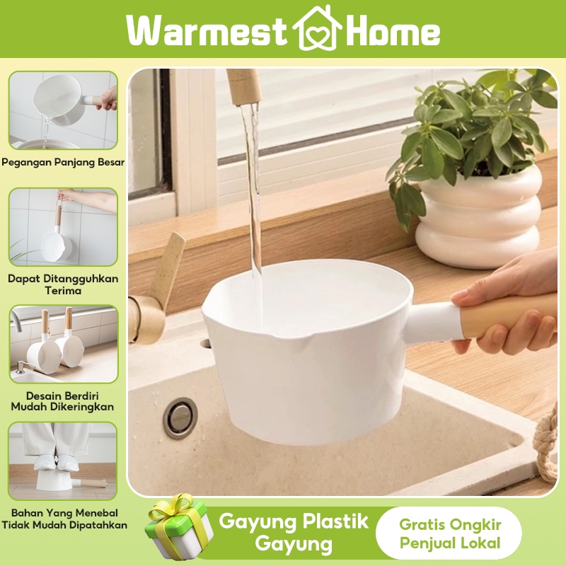 Warmest Home Home Gayung Mandi Aesthetic/Gayung Putih Plastik/ Gayung Mandi Murah /Gayung Air Putih 