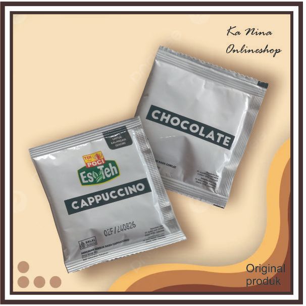 

SERBUK RASA MIX ES TEH POCI CHOCOLATE DAN CAPPUCINO PAKET 2 RASA
