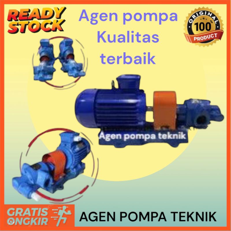 Pompa Oli Gear pump Type KCB 83.3liter/menit merk PRIMAPRO 2.2kw 3PH