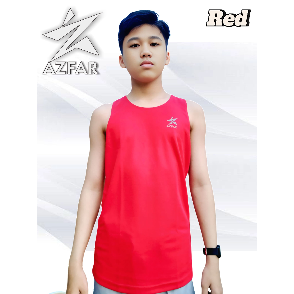 Singlet Running Mono Tone Style 01 / Singlet Running polos Merah / Singlet Running Marathon / Single