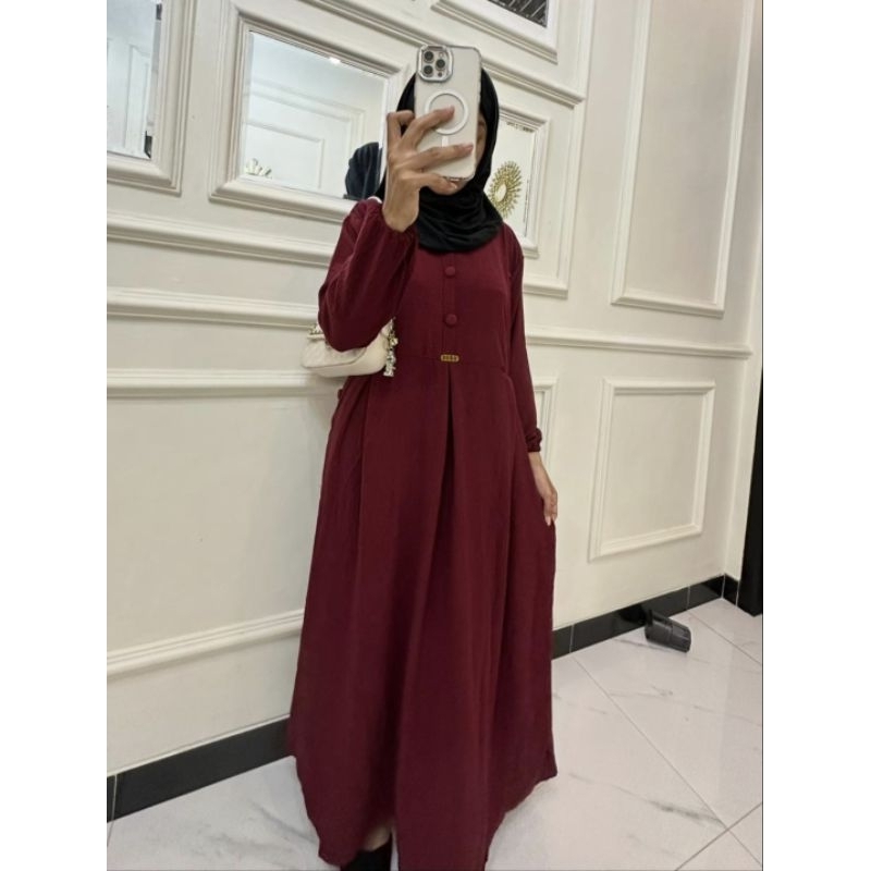 EXCLUSIVE AMIRA GAMIS TERBARU / GAMIS AMIRA CRINKEL AIRFLOW PREMIUM/ GAMIS CRINKEL TERBARU / DRESS