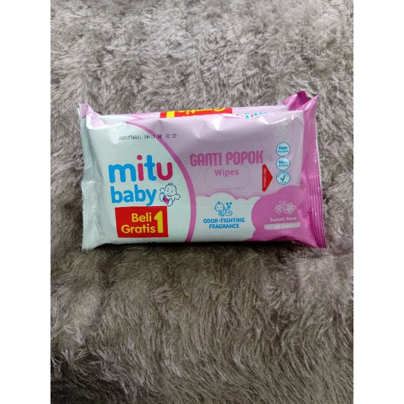 mitu baby wipes tissue basah baby buy 1 get 1