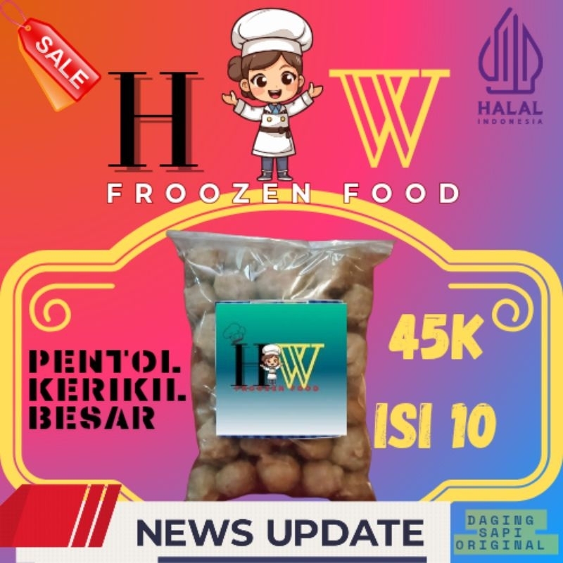 

Pentol Kerikil Besar